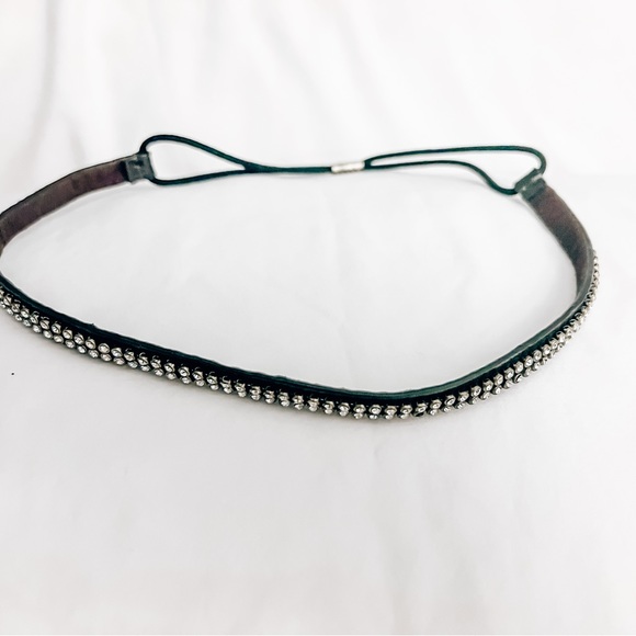 Chloe + Isabel Crystal Studded Leather Headband - Picture 2 of 4